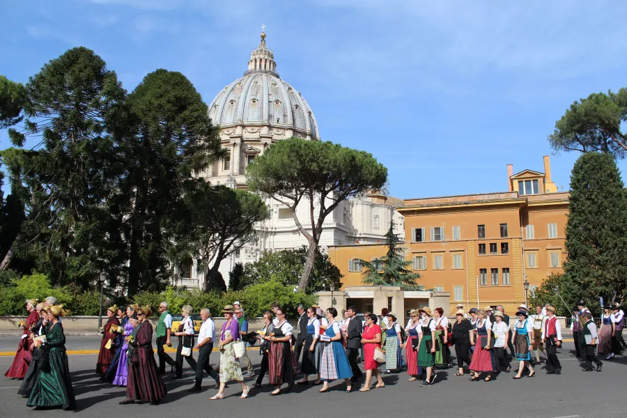 Fronleichnam 2018 in den Vatikanischen Gärten 