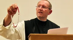 Pater Karl Wallner während des Vortrags am 4. Mai 2017  / Daniela Hieke