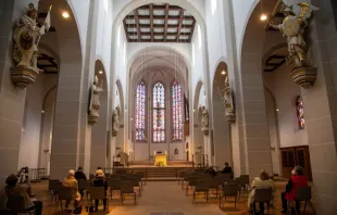 Abteikirche auf dem Siegburger Michaelsberg, 12. April 2022 / Erzbistum Köln / Lehr