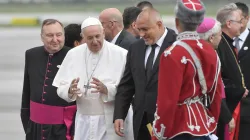Papst Franziskus und der bulgarische Premier Bojko Borissow am 5. Mai 2019 / Vatican Media / CNA Deutsch