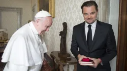 Papst Franziskus und Schauspieler Leonardo Di Caprio / L'Osservatore Romano 
