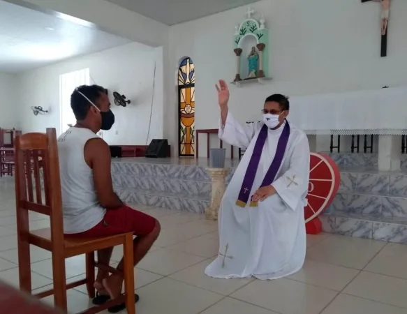 Beichte in der Diözese Itapipoca in Corona-Zeiten