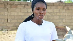 Naomi, Binnenvertriebene im Flüchtlingscamp Pulka im Norden Nigerias. / Kirche in Not
