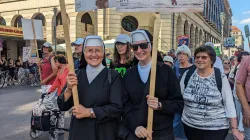 Auch Ordensfrauen nahmen am Marsch für das Leben am 16. September 2023 in Berlin teil / Anna Diouf / EWTN