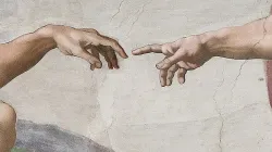 Michelangelo, Erschaffung Adams, Sixtinische Kapelle / gemeinfrei