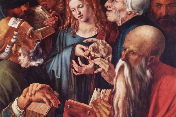 "Der zwölfjährige Jesus unter den Schriftgelehrten" von Albrecht Dürer (1506) / Wikimedia / The Yorck Project (CC0) 