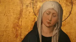 Schmerz und Tränen: Maria in der Darstellung des Meisters des Stauffenberger Altars, entstanden um 1460.  / Vincent Desjardins via Wikimedia (CC BY 2.0)