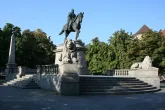 Veranstalter des Katholikentags verhüllen Reiterdenkmal von Kaiser Wilhelm I.: Bericht