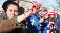 Katholiken beim "March for Life" in Washington am 22. Januar 2015 / Flickr / Elvert Barnes 