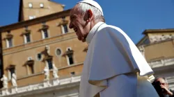 Papst Franziskus bei der Generalaudienz am 29. März 2017. / CNA/Lucia Ballester