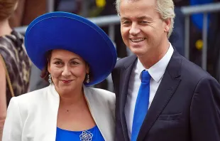 Geert Wilders mit seiner Frau Krisztina Marfai im Jahr 2014 / Rijksoverheid/Phil Nijhuis (CC0)