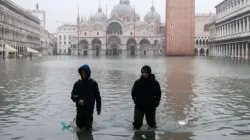 Überschwemmung auf dem Markusplatz am 13. November 2019 / Simone Padovani/Awakening/Getty Images
