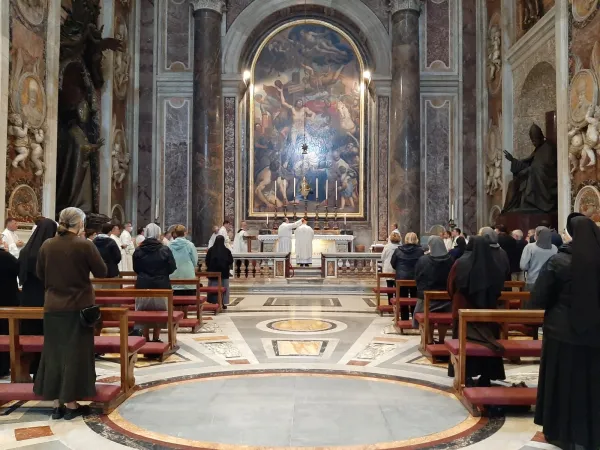 Messe am Grab von Papst St. Johannes Paul II. am 13. Mai 2021