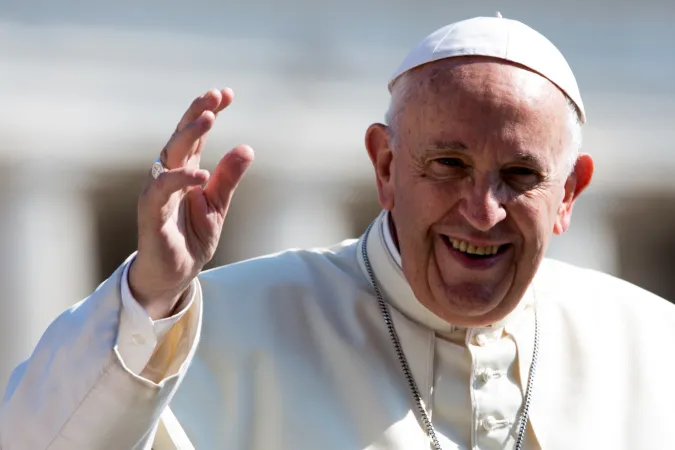 Papst Franziskus auf dem Petersplatz am 20. Juni 2018.
