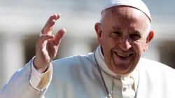 Papst Franziskus auf dem Petersplatz am 20. Juni 2018.
 / Daniel Ibanez / CNA Deutsch
