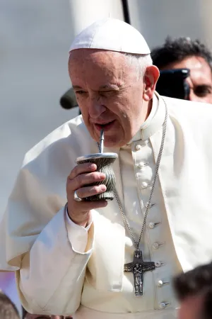 Papst Franziskus auf dem Petersplatz am 20. Juni 2018.
