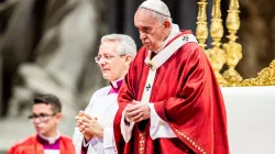 Papst Franziskus am 29. Juni 2019, dem Hochfest Peter und Paul im Petersdom. / Daniel Ibanez / CNA Deutsch