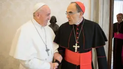 Papst Franziskus mit Kardinal Philippe Barbarin / Vatican Media
