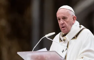 Papst Franziskus predigt im Petersdom am 6. Januar 2020 / Daniel Ibanez / CNA Deutsch 