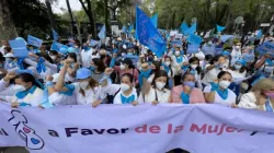Der Marsch für Frauen und für das Leben in Mexiko-Stadt am 3. Oktober 2021  / David Ramos/CNA Deutsch