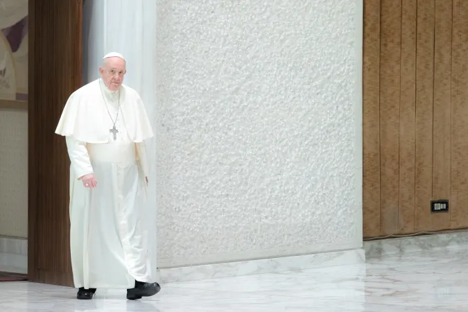 Papst Franziskus bei der Generalaudienz am 2. Februar 2022