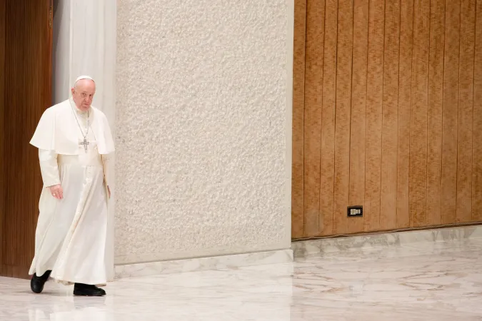 Papst Franziskus bei der Generalaudienz am 9. Februar 2022.