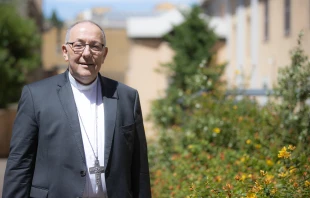 Bischof Wolfgang Ipolt in Rom (2022) / Daniel Ibáñez / CNA Deutsch 