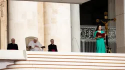 Papst Franziskus bei der Generalaudienz am 22. Juni 2022. / CNA Deutsch / Daniel Ibáñez