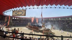 Die Wikingergeschichte, einschließlich ihrer christlichen Anfänge, wird hier dramatisiert. / Solène Tadié