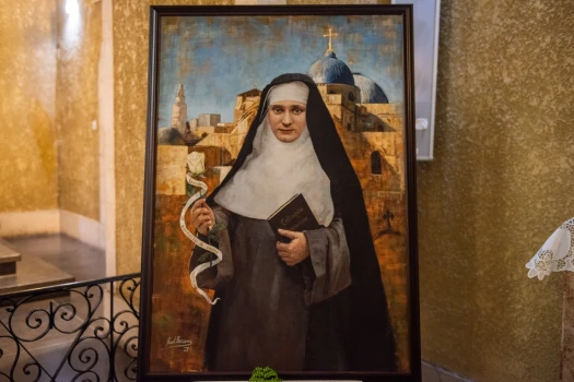 Gemälde von Louisa Jacques / Monastère Ste Claire - Gerusalemme