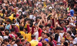 Teilnehmer an der Prozession mit der Statue des Schwarzen Nazareners im Januar 2026 / Santosh Digal