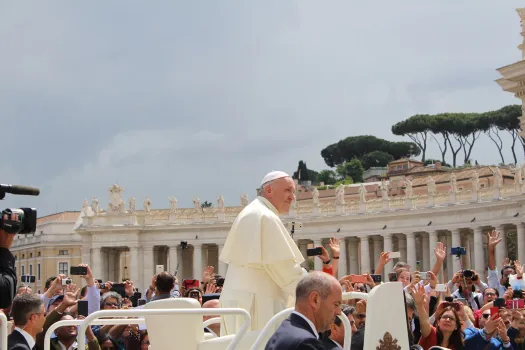 Generalaudienz mit Papst Franziskus am 23. Mai 2018 / Susanne Dedden / CNA Deutsch