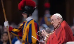 Papst Franziskus am Pfingstsonntag, 28. Mai 2023 / Daniel Ibáñez / CNA Deutsch
