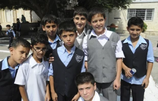 Schüler einer katholischen Schule im Heiligen Land / Kirche in Not