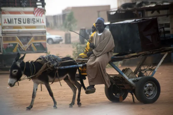 Straßenszene im Sudan