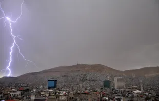 Blitzschlag über Damaskus / Amer Jazaerli (CC BY 2.0)