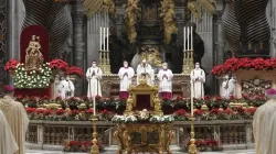 Feier der Christmette im Petersdom am 24. Dezember 2021 / Vatican Media / CNA Deutsch