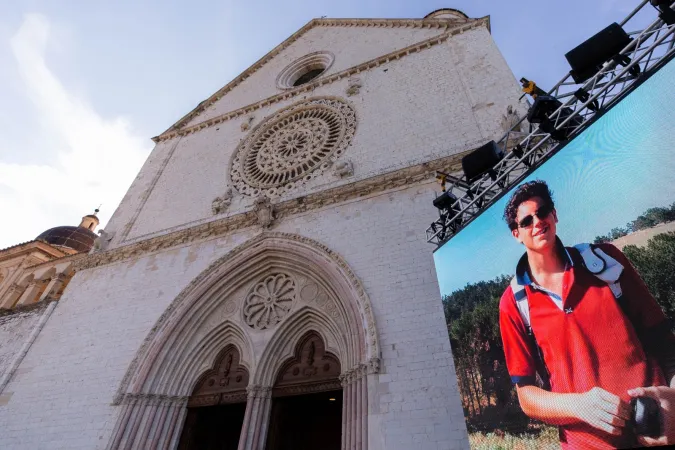 Das Heiligtum von Assisi am 10. Oktober 2020