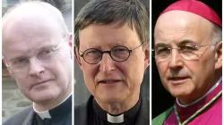 Bischof Franz-Josef Overbeck, Kardinal Rainer Maria Woelki und Bischof Felix Genn (von links). / Christoph Wagener / Wikimeda  (CC BY-SA 3.0)  // Screenshot / YouTube // Ruecki / Wikimeda (CC BY-SA 3.0) 