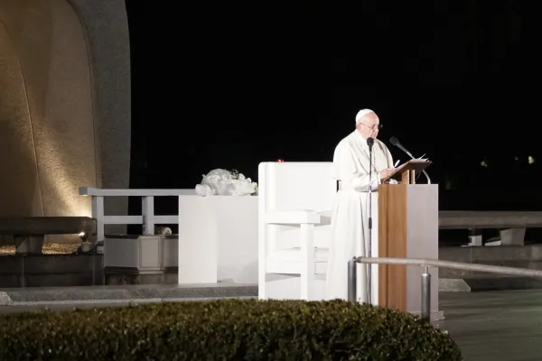 Der Papst in Hiroshima am 24. November 2019 / Hannah Brockhaus / CNA Deutsch