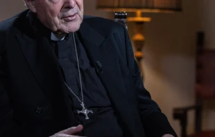 Kardinal George Pell am 20. Dezember 2020 in Rom bei einem Interview mit Colm Flynn / EWTN News Nightly. / Daniel Ibanez / CNA Deutsch 