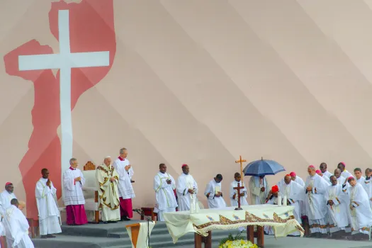 Papst Franziskus feiert die heilige Messe in Maputo am 6. September 2019 / Edward Pentin / CNA Deutsch 