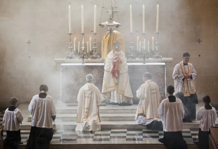 Corpus Christi in der Dominikaner-Kirche in Oxford (England) im Jahr 2010.