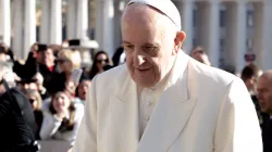 Papst Franziskus bei der Generalaudienz am 8. November 2017 / CNA / Daniel Ibanez