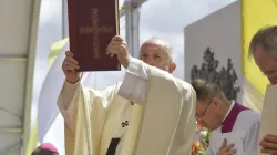 Papst Franziskus bei der Feier der heiligen Messe am 8. September in Antananarivo / Vatican Media