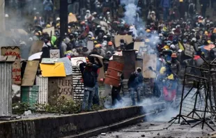 Unruhen in Quito (Ecuador) am 24. Juni 2022 / Martin Bernetti/AFP via Getty Images