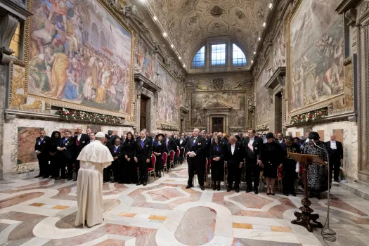 Ansprache des Papstes an die am Heiligen Stuhl akkreditierten Diplomaten am 7. Januar 2019 / Vatican Media