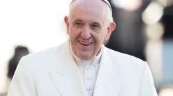 Papst Franziskus bei der Generalaudienz am 8. November 2017 / CNA / Daniel Ibanez