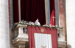 Papst Franziskus am Ostersonntag, 16. April 2017. / CNA/Lucia Ballester