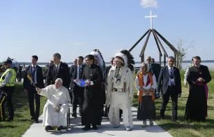 Papst Franziskus, Lac Ste. Anne, Kanada, 26. Juli 2022 / Vatican Media